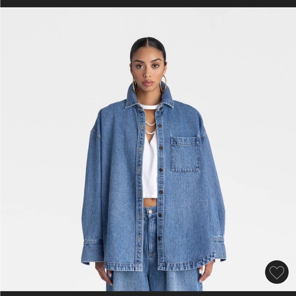 Kbb by Kahlana oversized denim shirt - Picture 3 of 6